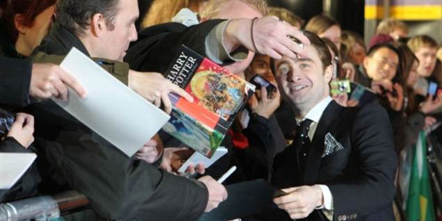 Harry Potter-stjerne fuld under optagelser