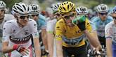 <span style='font-family: Arial; font-size: 15px; color: White;'>En anden brite kunne igen juble efter 12. etape. Bradley Wiggins gule trøje var aldrig fare.</span> <span style='font-family: Arial; font-weight: normal; font-size: 15px; color: #999999;'>Foto: AP/Christophe Ena / POLFOTO</span>