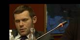 <span style='font-family: Arial; font-size: 15px; color: White;'>En (forhåbentligt) oplagt Joachim B. Olsen fra Liberal Alliance tropper gerne op til aftenens middag på Vejlegården.</span> <span style='font-family: Arial; font-weight: normal; font-size: 15px; color: #999999;'>Foto: FT.TV</span>