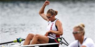 Roeren Fie Udby vandt sølv i singlesculler-finalen og henter dermed Danmarks femte medalje ved OL.