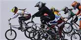 <span style='font-family: Arial; font-size: 15px; color: White;'>BMX-kvinderne var også i aktion fredag under OL i London.</span> <span style='font-family: Arial; font-weight: normal; font-size: 15px; color: #999999;'>Foto: AP/Christophe Ena / POLFOTO</span>