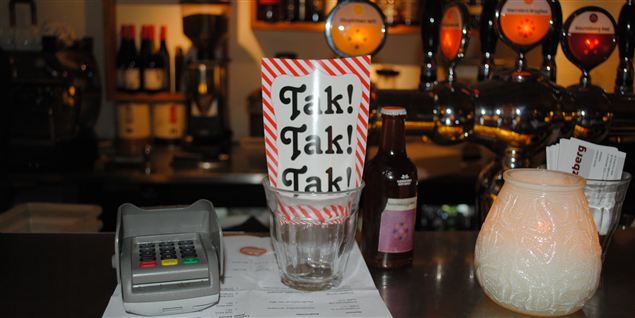 Haps: Gæsterne stjæler drikkepenge