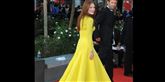 <span style='font-family: Arial; font-size: 15px; color: White;'>Og gul var åbenbart aftenens farve. Julianne Moore lyste også op i gult.</span> <span style='font-family: Arial; font-weight: normal; font-size: 15px; color: #999999;'>Foto: Jordan Strauss/Invision/AP / POLFOTO</span>