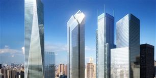 Her ses det nye One World Trade Center til venstre.