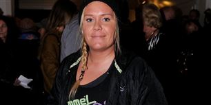 Linda P. i hendes velmagtsdage, hvor komikeren vejede 84 kilo. I dag sidder der en del mindre på sidebenene. (Arkivfoto)