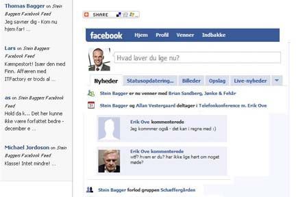 Facebook-satire om Stein Bagger hitter