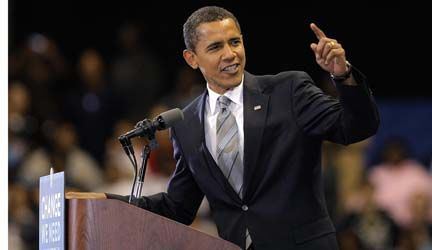 Barack Obama presser Senatet