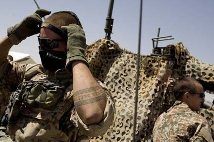 Granat sårer dansk soldat i ildkamp