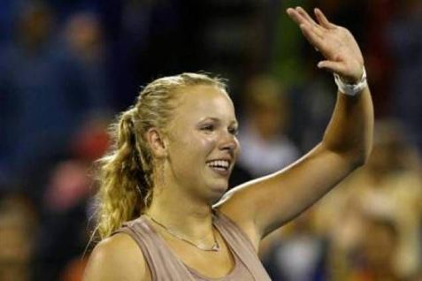 Wozniacki skrev historie