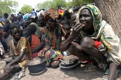 Fire millioner sulter i Sudan