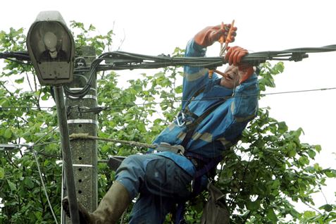 Livsfare: Elektrikere vil slukke strømmen