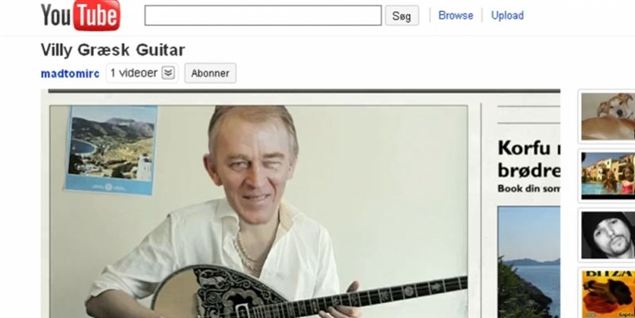 Villy Søvndal til grin på YouTube