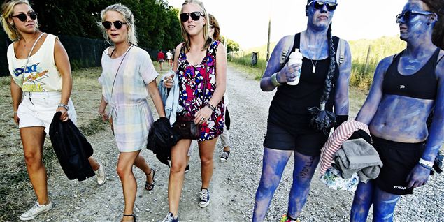 Pirattaxier tjener tykt på Roskilde Festival