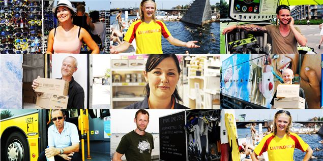 Hede billeder: Flirt på jobbet i 34°C