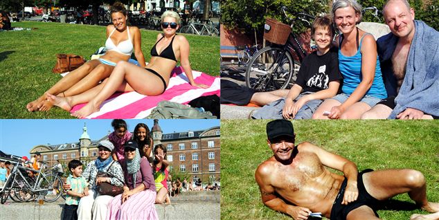 Feriefoto: Strandgæster håner charterturister