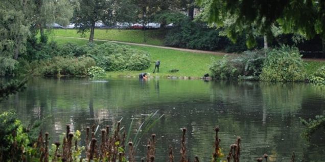 Rørbombe fundet i Ørstedsparken