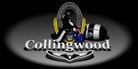 Farverne sort/hvid er nu også ganske gennemgående på Collingwood Football Clubs logo