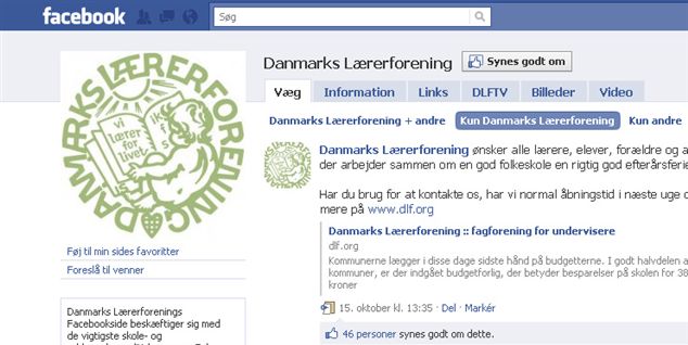 Er din fagforening populær på Facebook?