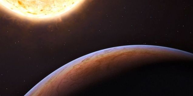 Nyfundet planet bliver spist af stjerne