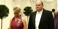 Henriette Kjær med sin mand Erik Skov Pedersen.