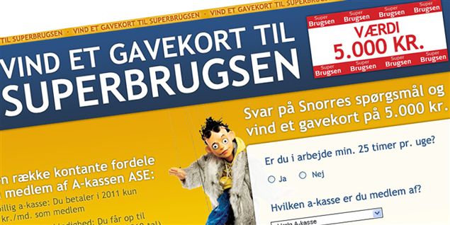 A-kasse snød med gavekort på 5.000 kr.