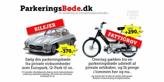 Ny hjemmeside køber din P-bøde