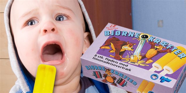 Baby fik is med dieselsmag – mor fik 50 kr.
