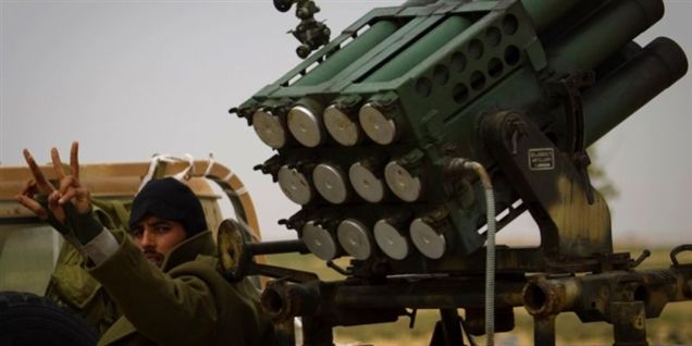 Se billederne fra krigen i Libyen
