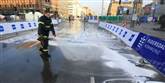 <span style='font-family: Arial; font-size: 15px; color: White;'>"Vejen er glat og de kommer susende lige igennem, så vi kunne risikere at få en masse styrt lige i opløbet," siger Jesper Vorre til DR København.</span> <span style='font-family: Arial; font-weight: normal; font-size: 15px; color: #999999;'>Foto: Jens Dresling / POLFOTO</span>