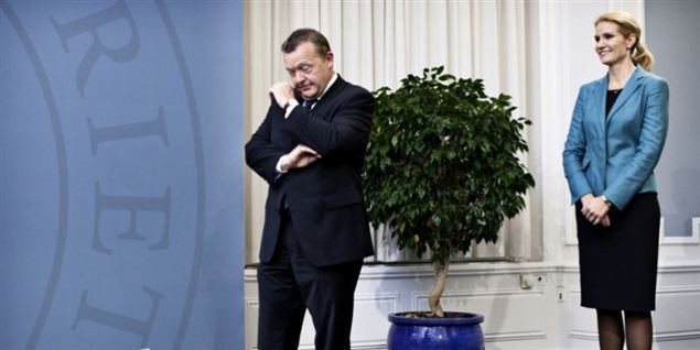 Se Løkke tude, da han overdrog ministerium