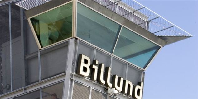 Fly styrtet ned i Billund