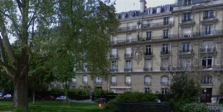 Her i centrum af Paris kom Teodoro Jr. 2-3 gange om året. Huset er over en milliard værd.