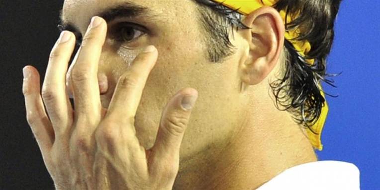 Roger Federer ude af Australian Open