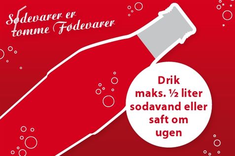 Efter press fra Coca Cola droppede Fødevarestyrelsen at sende dette GO-card ud.