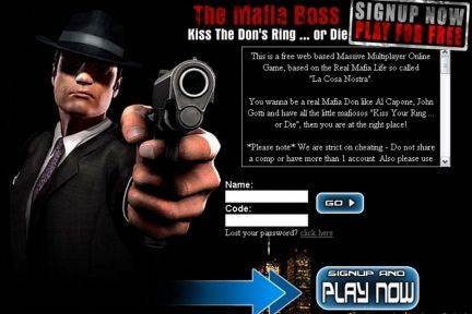 Denne slags spil er nu fuldstændig bandlyst i Kina.
 Foto: Screendump fra themafiaboss.com