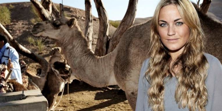 Paradise-Amalie opførte sig langt fra som en engel i fredags, hvor hun gik grassat på et diskotek efter at have optrådt.