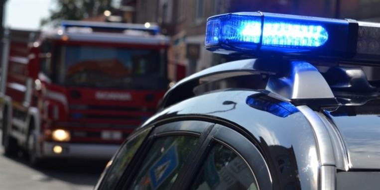 Ingen personer er kommet til skade ved eksplosionen, som politiet betegner som meget kraftig.