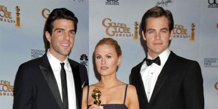 Zachary Quinto (tv) uddelte Golden Globes i 2009.