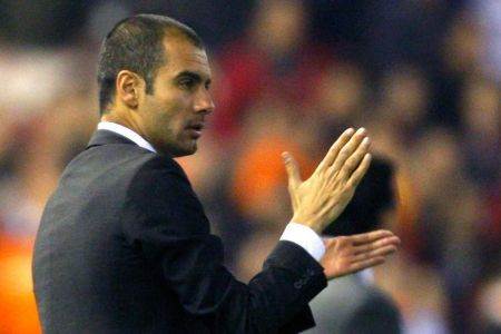 FC Barcelonas træner, Josep Guardiola, bebrejdede ikke sit hold efter kampen mod Chelsea.
 Foto: AP/ Dani Leiva / POLFOTO