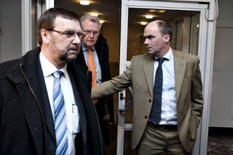 Thorkild E Jensen fra CO industri, Hans Skov Christensen fra DI og Kim Graugaard fra DI.