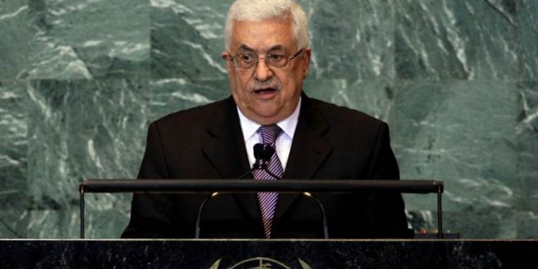 Mahmoud Abbas holdt sin tale i FN her til aften. Talen fik bifald fra dele af salen.
