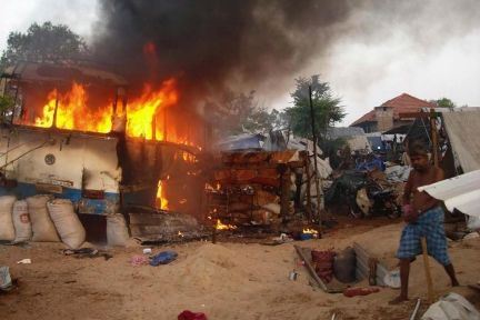 Nødhjælpsarbejdere tilbageholdt i Sri Lanka
 Foto: AP / POLFOTO