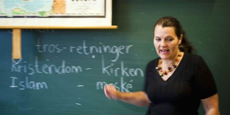 De kristne værdier på efterskolerne er ikke så populære som muligheden for at spille bold og musik.