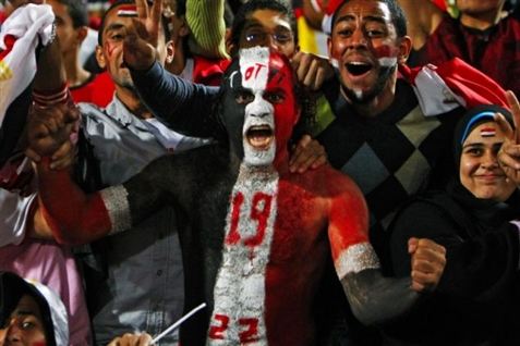 Ellevilde egyptiske fans er allerde ankommet til Sudan. Her et foto fra weekenden.