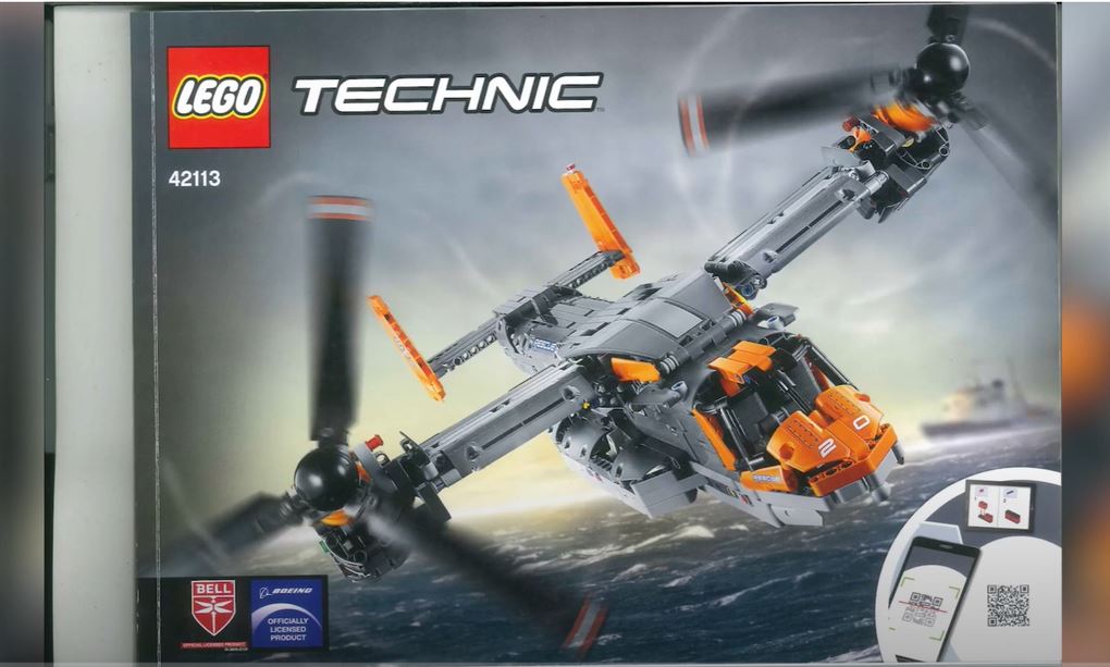 Et modelfly fra LEGO