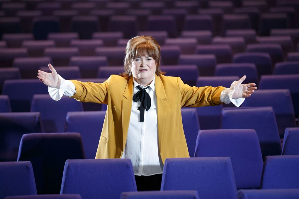 Susan Boyle i teatersal.