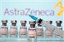 Modelbillede af vacciner fra AstraZeneca sammen med en kanyle. 