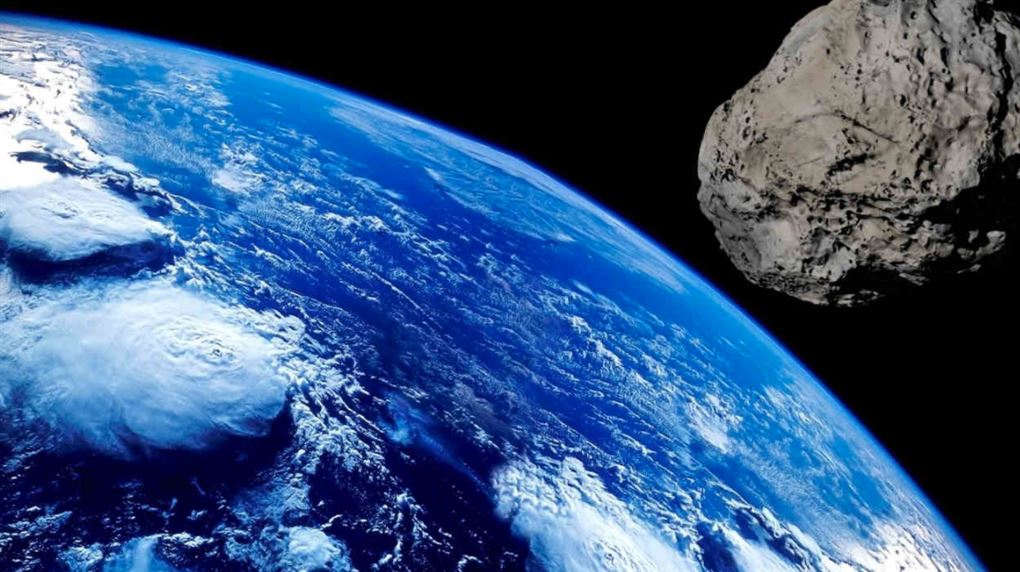En asteroide på vej mod Jorden