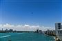 Miami Beach med skyline i baggrunden