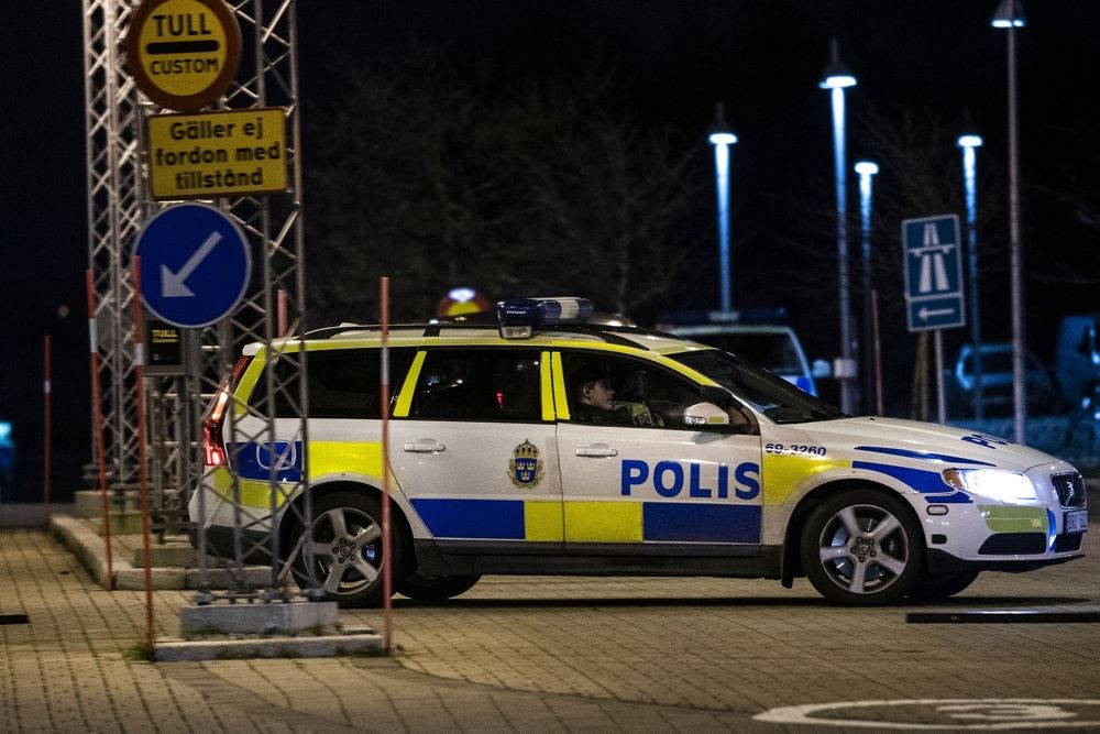 Svensk politibil